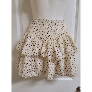 Fashion Nova Floral Ruffle Skirt